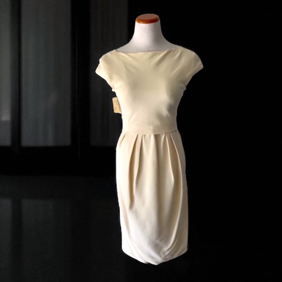 GIAMBATTISTA VALLI PARIS Haute Couture Ivory Dress Size 40 XS - Picture 1 of 15